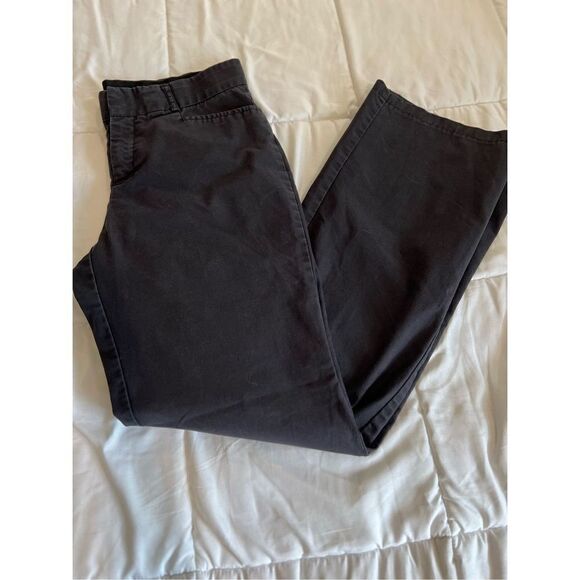 Dockers Khaki Goodness Inside Bootcut black khakis size 10 long tall - Picture 12 of 12